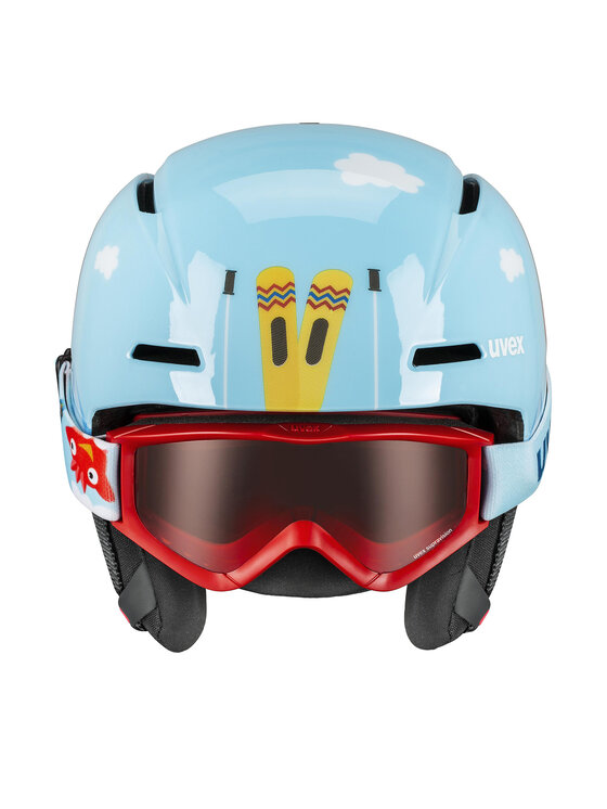 Uvex Uvex Kask narciarski Viti Set 56/S/317/10/01 Niebieski