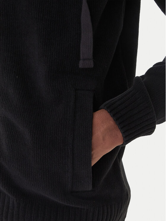 Aeronautica Militare Aeronautica Militare Džemperis ar kapuci 252MA1575UL00539 Melns Regular Fit