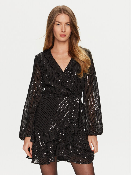 BARDOT BARDOT Koktel haljina 59330DB4 Crna Regular Fit