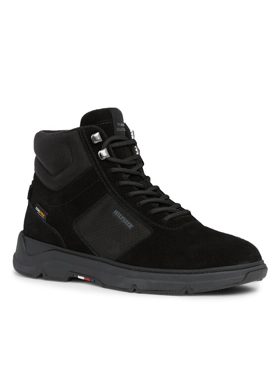 Sneakersy Tommy Hilfiger, Rozmiar 46, Czarne, Core W Mix Cordura Hybrid Boot FM0FM04807