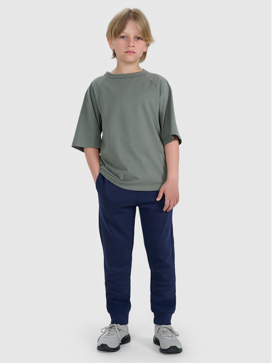 4F 4F Spodnie dresowe URBAN COMMUTER Granatowy Regular Fit