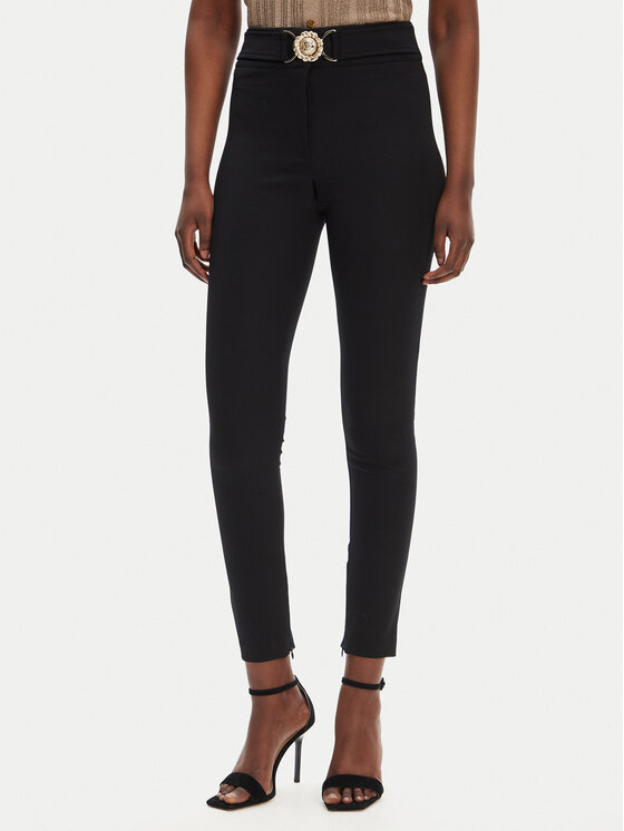 Babylon Babylon Штани з тканини S00562 Чорний Regular Fit