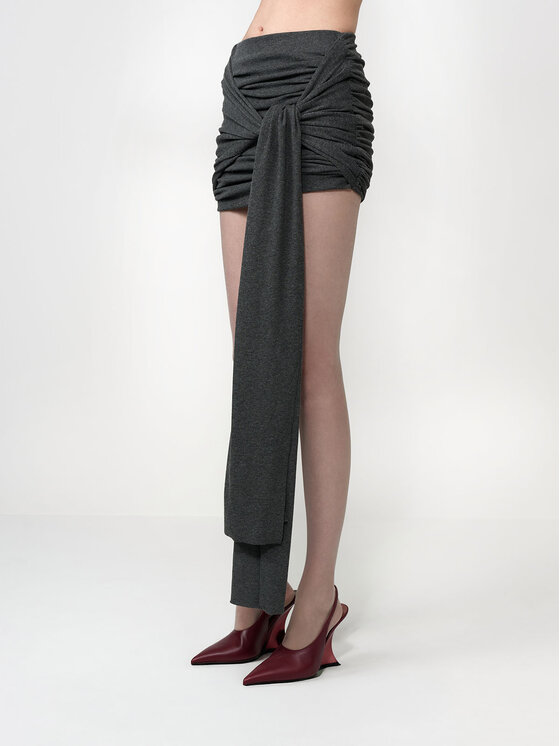 La Mania La Mania Minigonna EVANS Grigio Basic Fit