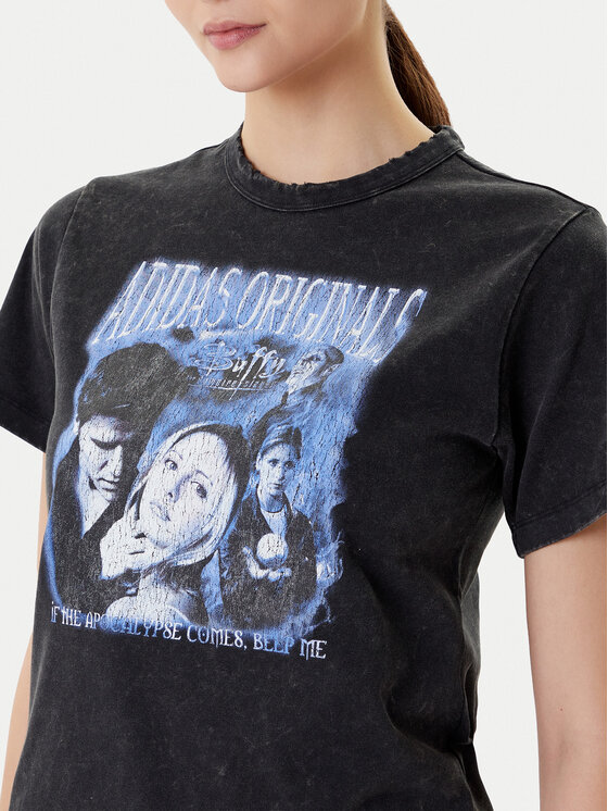 adidas adidas T-Shirt 20th Century Fox Disney JX1278 Czarny Regular Fit
