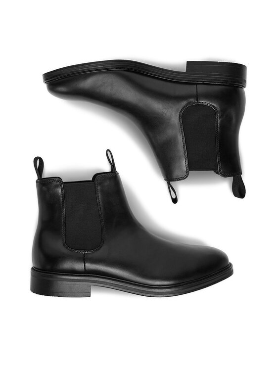 Lanetti Lanetti Klassische Stiefeletten CEO-1853 124AM Schwarz