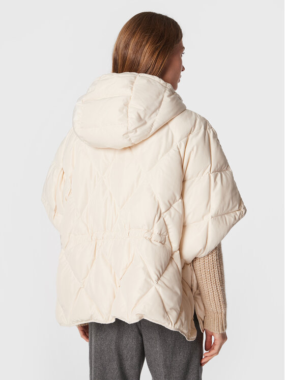 Peserico Easy Peserico Easy Kurtka puchowa M22051 A6695 Écru Relaxed Fit