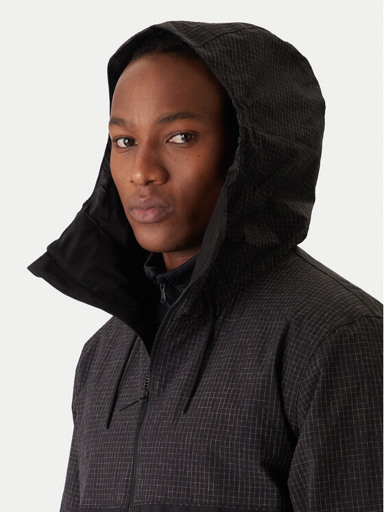 Quiksilver Quiksilver Snowboardová bunda Hight In The Hood JK EQYTJ03517 Černá Relaxed Fit