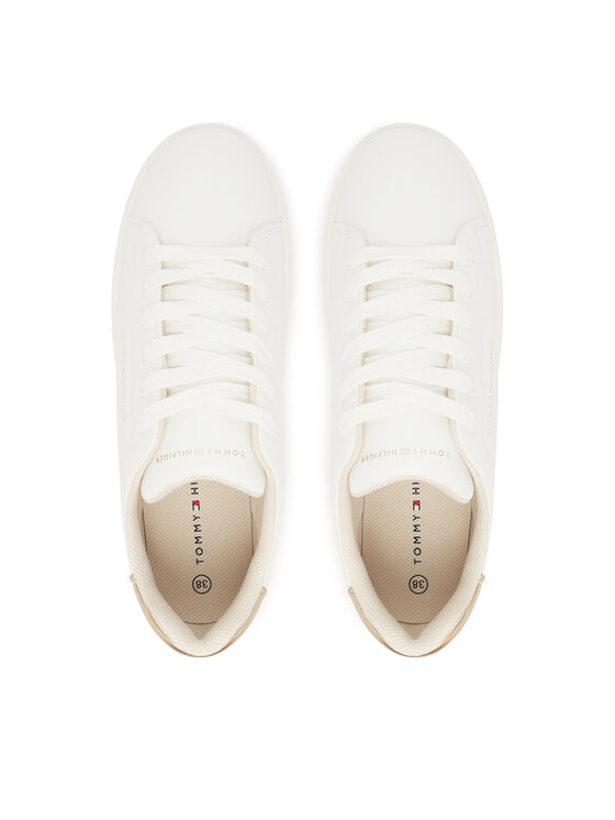 Tommy Hilfiger Tommy Hilfiger Sneakersy Low Cut Lace Up Sneaker T3A9-33976-1355 D Biały