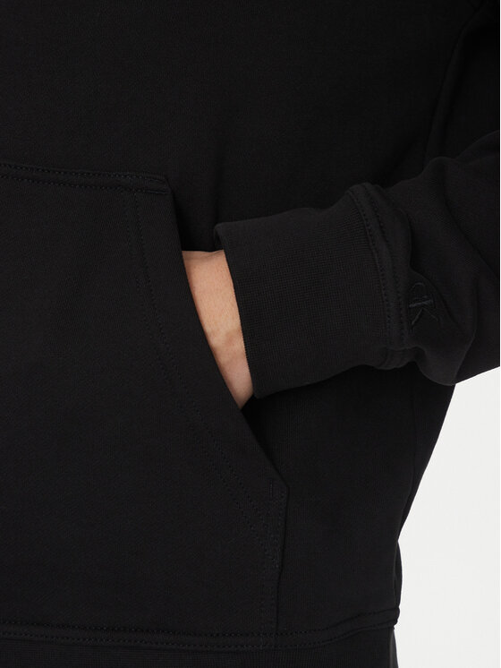Calvin Klein Jeans Calvin Klein Jeans Majica dugih rukava Big Box Logo J30J325490 Crna Regular Fit