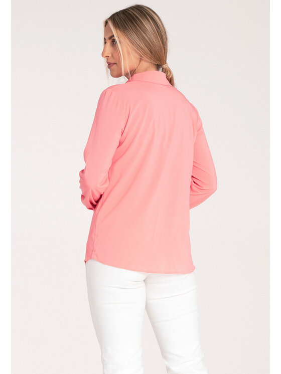 FIGL FIGL Koszula M1068 Koralowy Regular Fit
