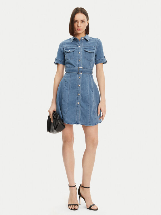 Morgan Morgan Jeans obleka 241-RIXES Modra Regular Fit