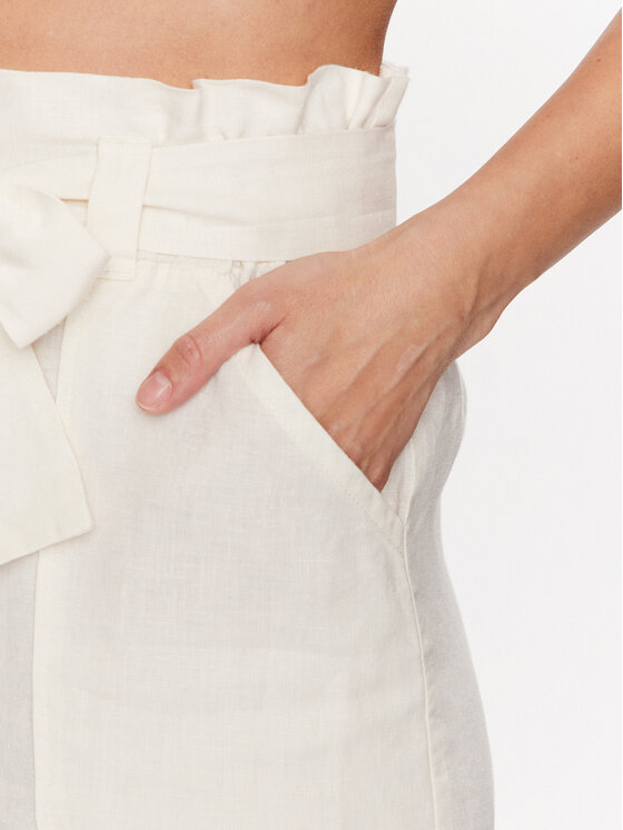 MAX&Co. MAX&Co. Pantaloni culotte Finestra 71311723 Écru Relaxed Fit