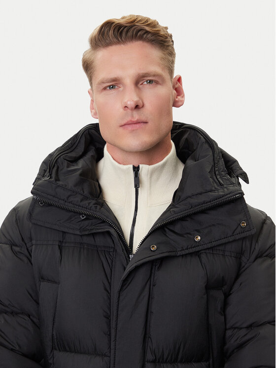 BOSS BOSS Wintermantel Omont 50543617 Schwarz Oversize