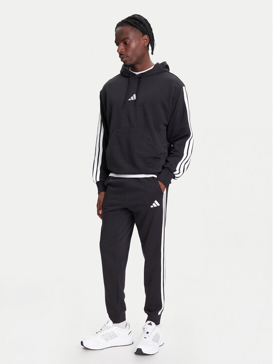 adidas adidas Teplákové kalhoty Essential 3-Stripes JD1881 Černá Regular Fit