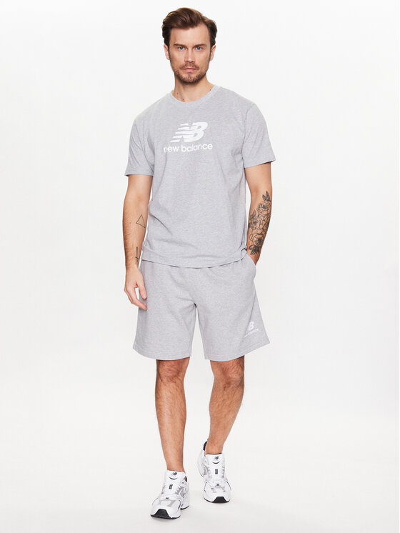 New Balance New Balance T-krekls MT31541 Pelēks Relaxed Fit