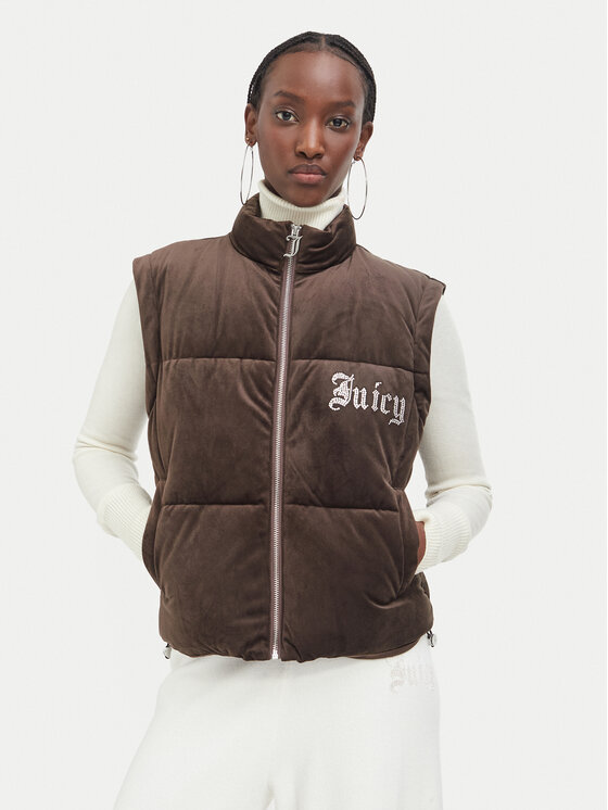 Juicy Couture Juicy Couture Zimska jakna JCOGL226552 Tamno smeđa Regular Fit