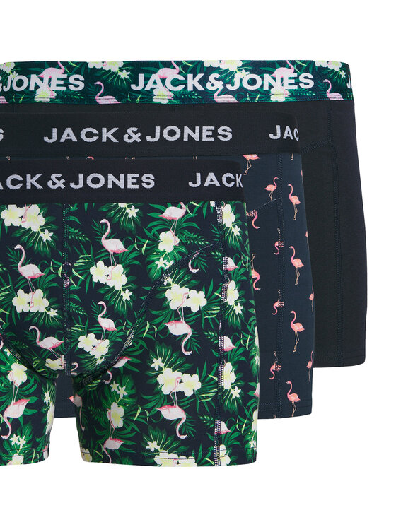Jack & Jones Jack & Jones Set de boxeri﻿ Flamingo 12291169 Negru