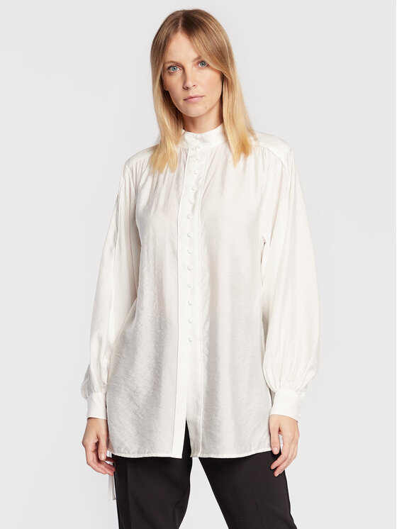 Női Ing Bruuns Bazaar, Méret: 36, Fehér, Rosebay Maia BBW3162