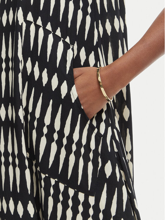 Iconique Iconique Літня сукня Elsie IC26-111 Чорний Regular Fit