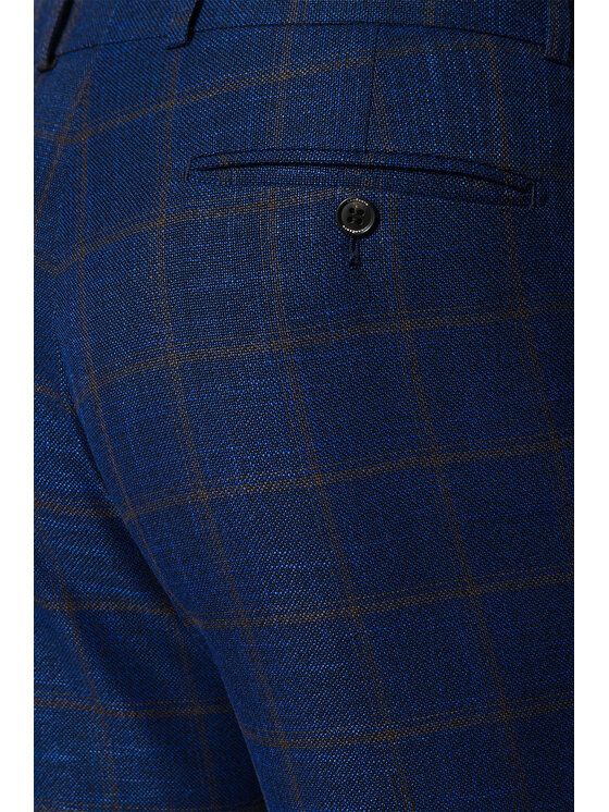 Lancerto Lancerto Spodnie materiałowe Liam SP073122000001 Granatowy Regular Fit