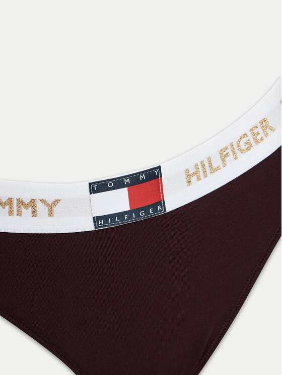 Tommy Hilfiger Tommy Hilfiger Stringi UW0UW05655 Bordowy