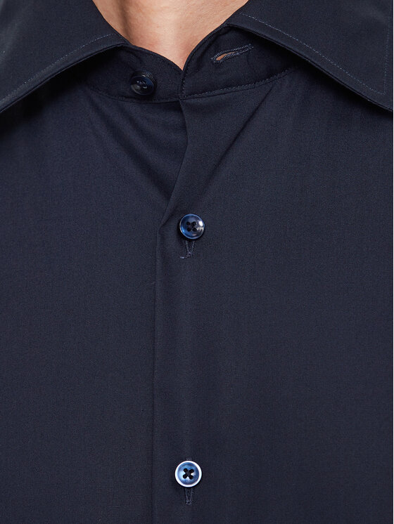 BOSS Boss Camicia 50473265 Blu scuro Regular Fit