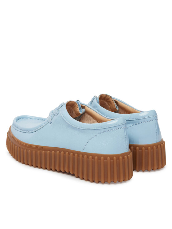 Clarks Clarks Półbuty Torhill Bee 26186669 Błękitny
