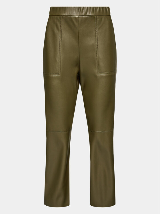 MAX&Co. MAX&Co. Hose aus Kunstleder Creativo 77840723 Braun Relaxed Fit