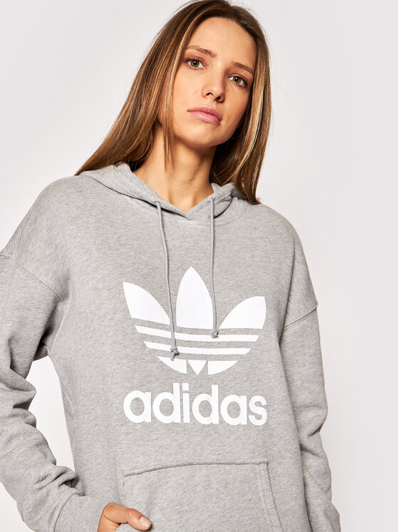 Adidas trefoil jumper womens discount