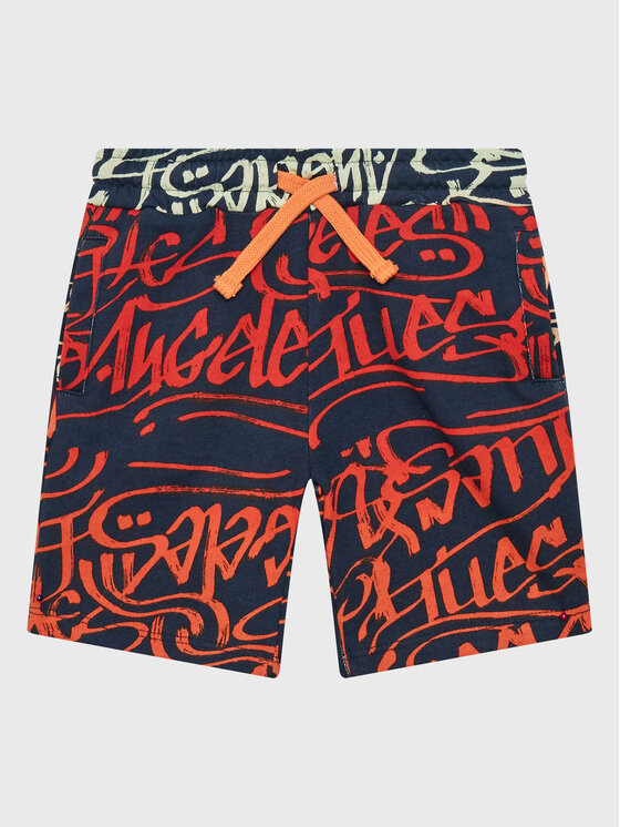 Guess Pantaloni scurți sport N3GD00 KA6R3 Colorat Regular Fit