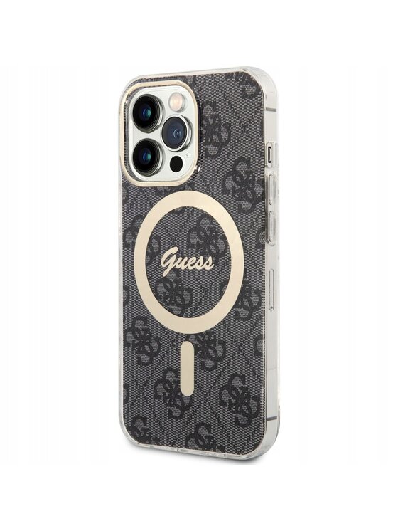 Guess Guess Etui na telefon Pokrowiec Futerał Czarny