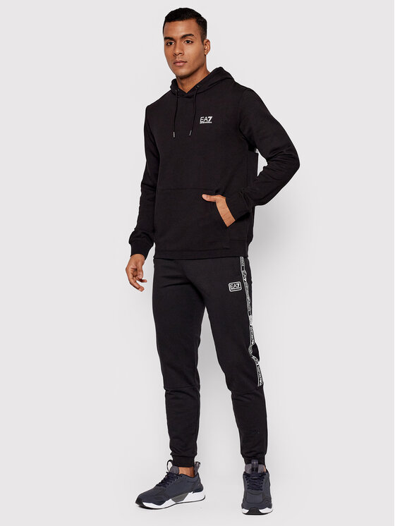 EA7 Emporio Armani EA7 Emporio Armani Mikina 3LPM61 PJEQZ 1200 Černá Regular Fit