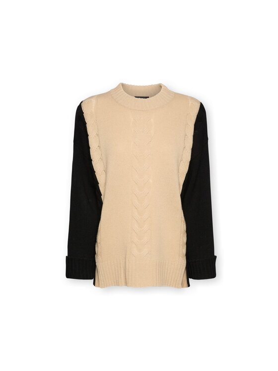 Elena Mirò Elena Mirò Sweter M062Z000824N0A2 Czarny Regular Fit