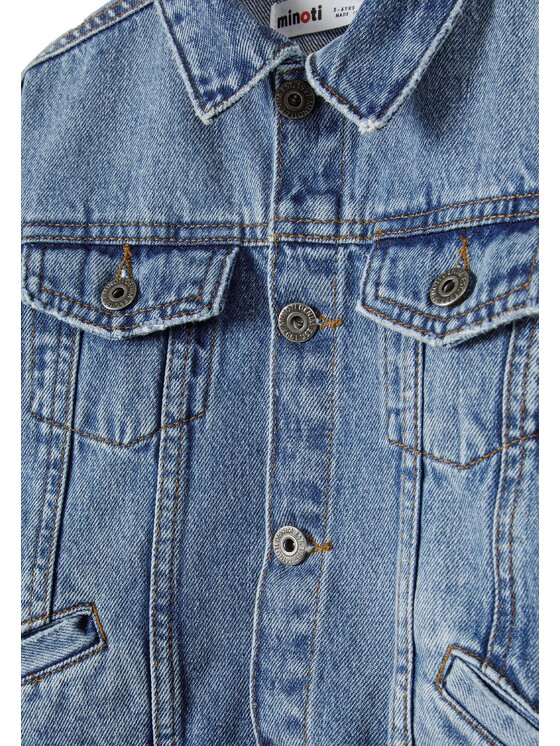 MINOTI MINOTI Kurtka jeansowa 23jacket41 Niebieski Regular Fit