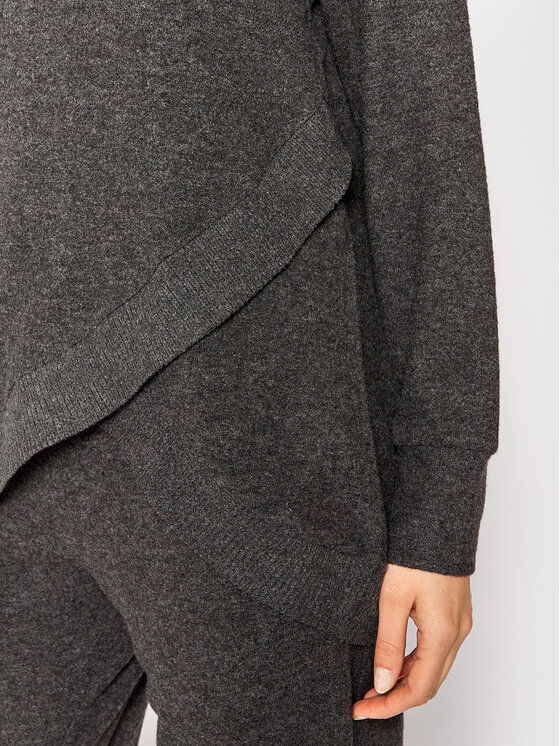 Triumph Triumph Pyžamový top Thermal 10206024 Šedá Relaxed Fit