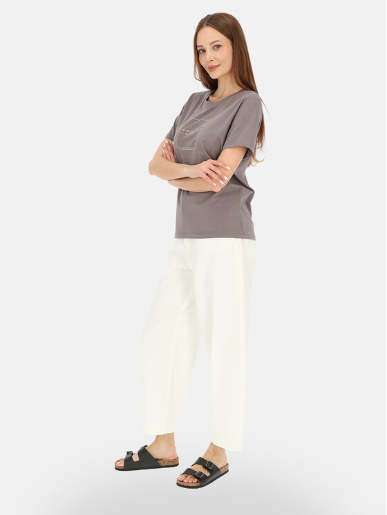 L’AF L’AF T-Shirt Nika Szary jasny Regular Fit