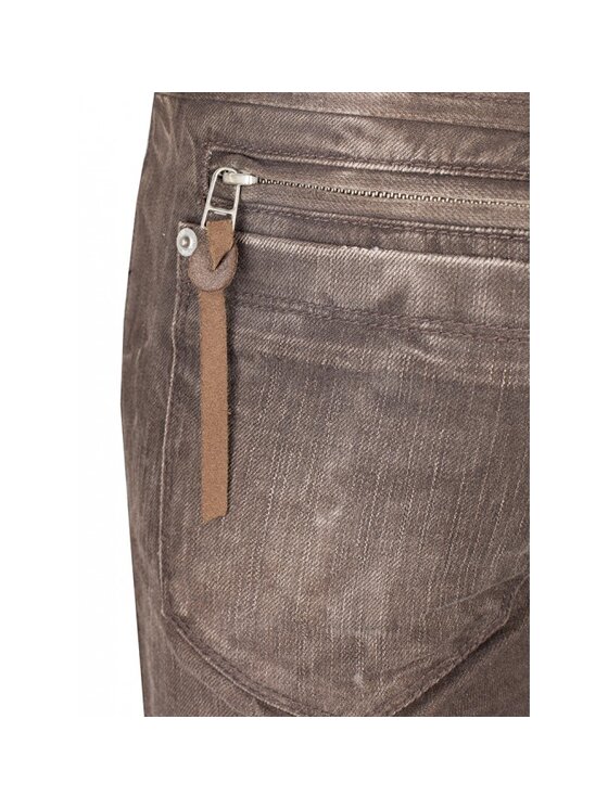 MOSCHINO MOSCHINO Jeansy MQ319 87 T7324 Hnědá Skinny Fit