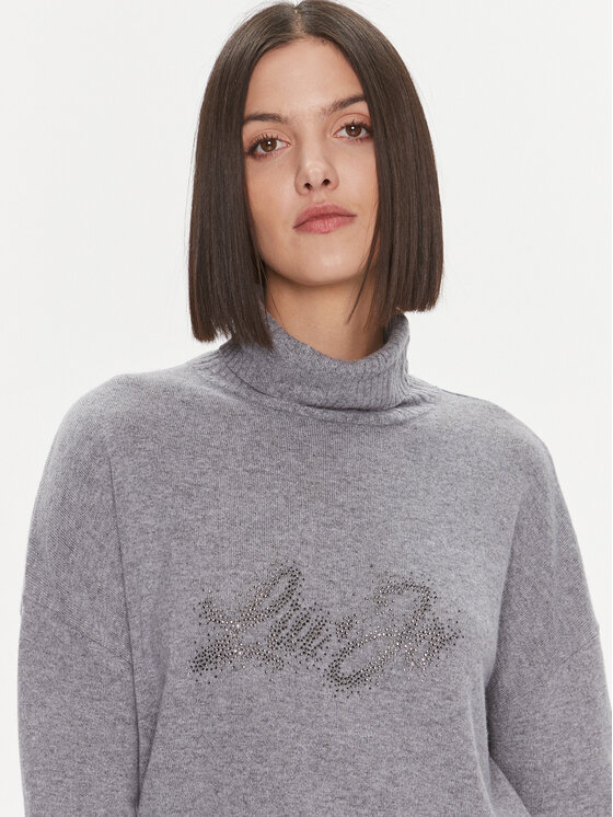 Liu Jo Liu Jo Rollkragenpullover MF3432 MS14G Grau Regular Fit