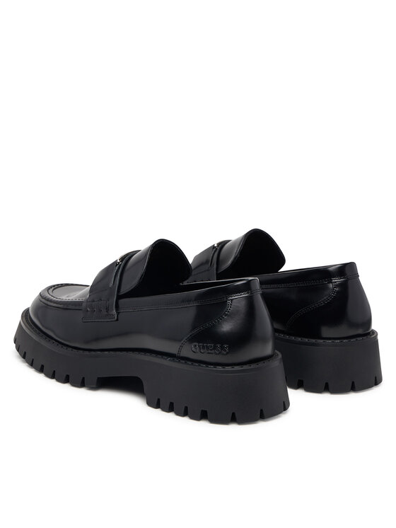 Guess Guess Loafersy FMFGOR LEA14 Czarny
