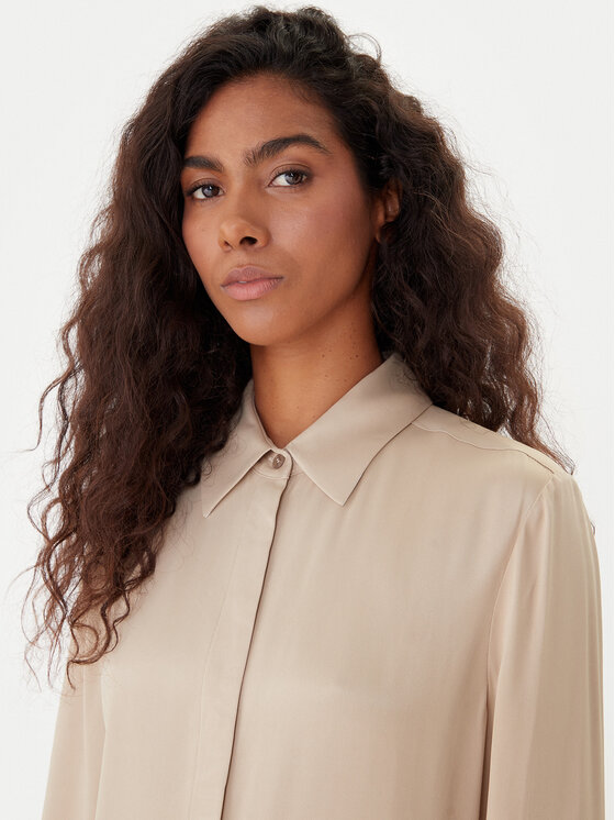 BOSS BOSS Hemd Beruta1 50542007 Beige Regular Fit