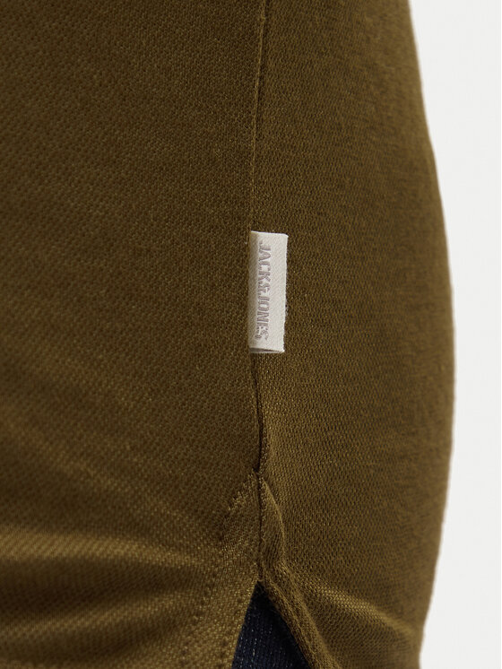 Jack & Jones Jack & Jones Tricou polo Crodney 12259645 Kaki Regular Fit
