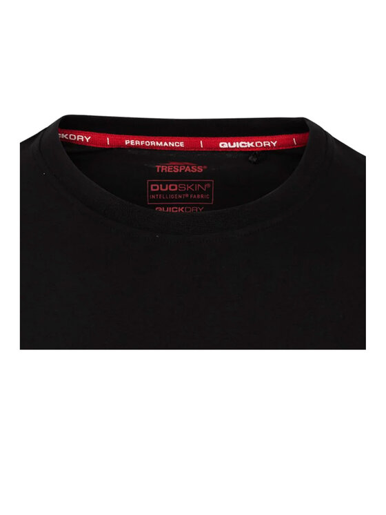 Trespass Trespass T-Shirt Macley Czarny Long Fit