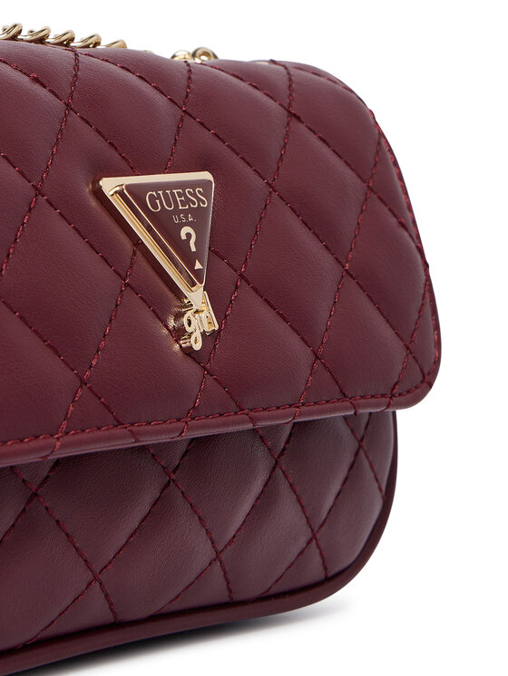 Guess Guess Ročna torba J5YZ17 WGT10 Bordo rdeča