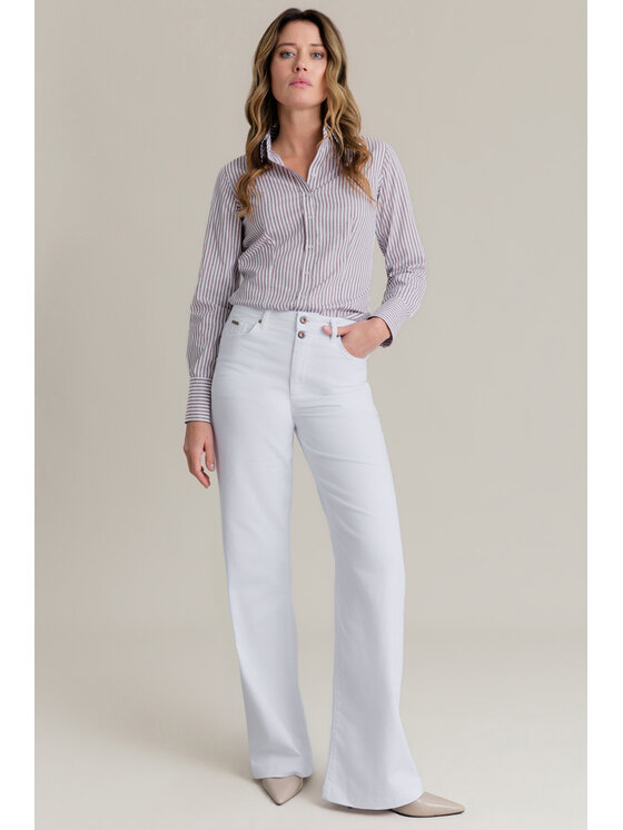 Lancerto Lancerto Jeansy Callisto SP113226000013 Biały Regular Fit