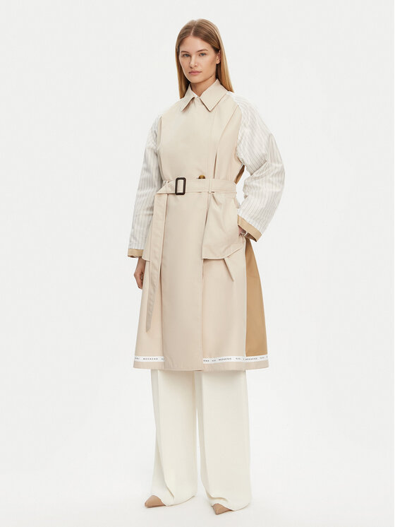 Weekend Max Mara Weekend Max Mara Trench Canasta 2515021011 Beige Regular Fit