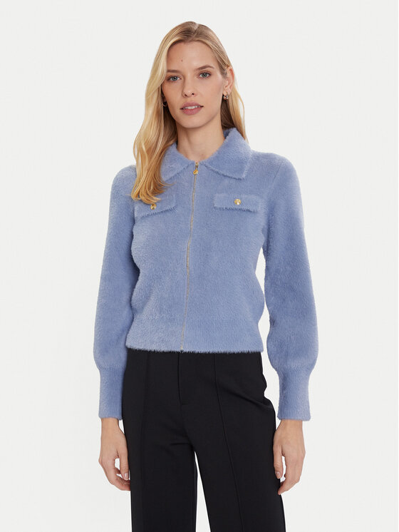 Morgan Morgan Strickjacke 232-MDOMI Blau Regular Fit