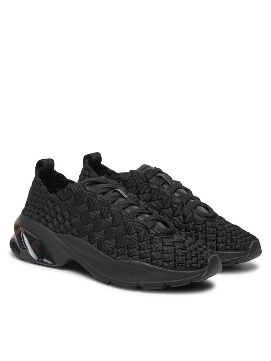 Tory Burch Tory Burch Sportcipők Good Luck Woven Trainer 159962 Fekete