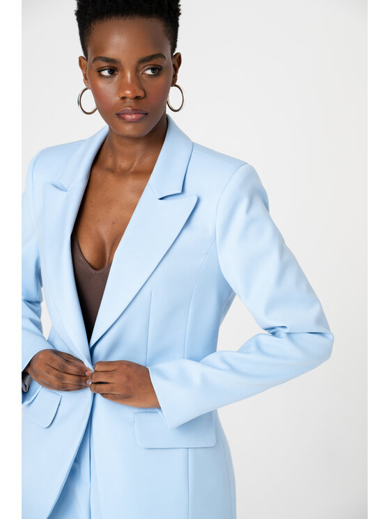 blue shadow blue shadow Marynarka Marietta. Niebieski Regular Fit