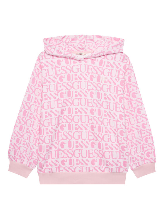 Guess Bluza J5YQ02 KAD74 Różowy Oversize