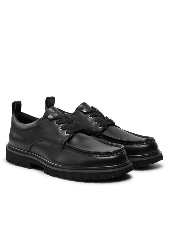 Calvin Klein Jeans Calvin Klein Jeans Pantofi Eva Apron Laceup Cd YM0YM01178 Negru